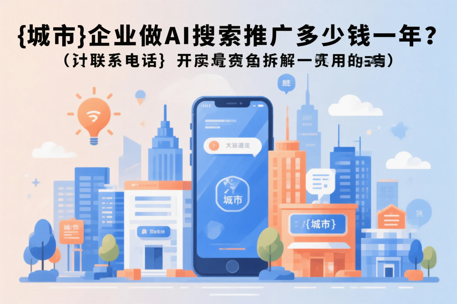 咸阳企业做AI搜索推广多少钱一年？真实费用拆解