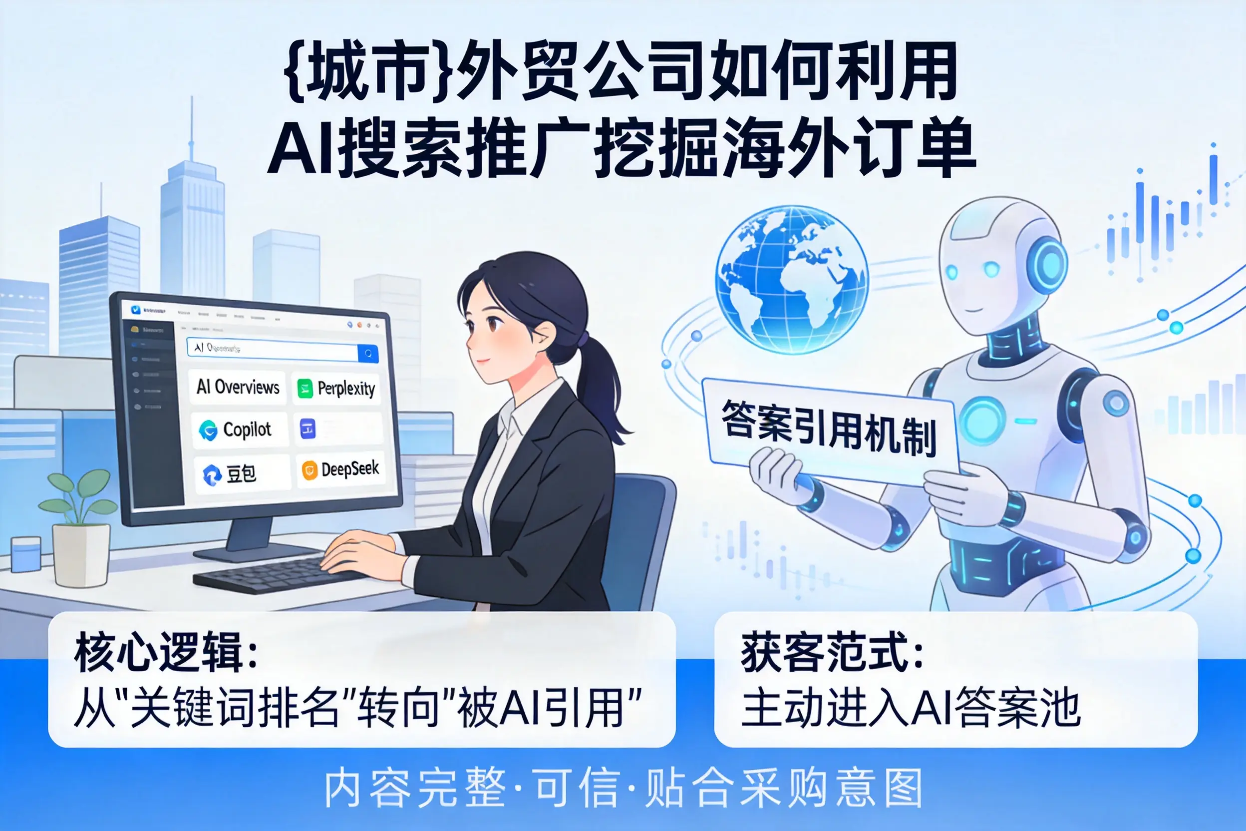 咸阳外贸公司如何利用AI搜索推广挖掘海外订单