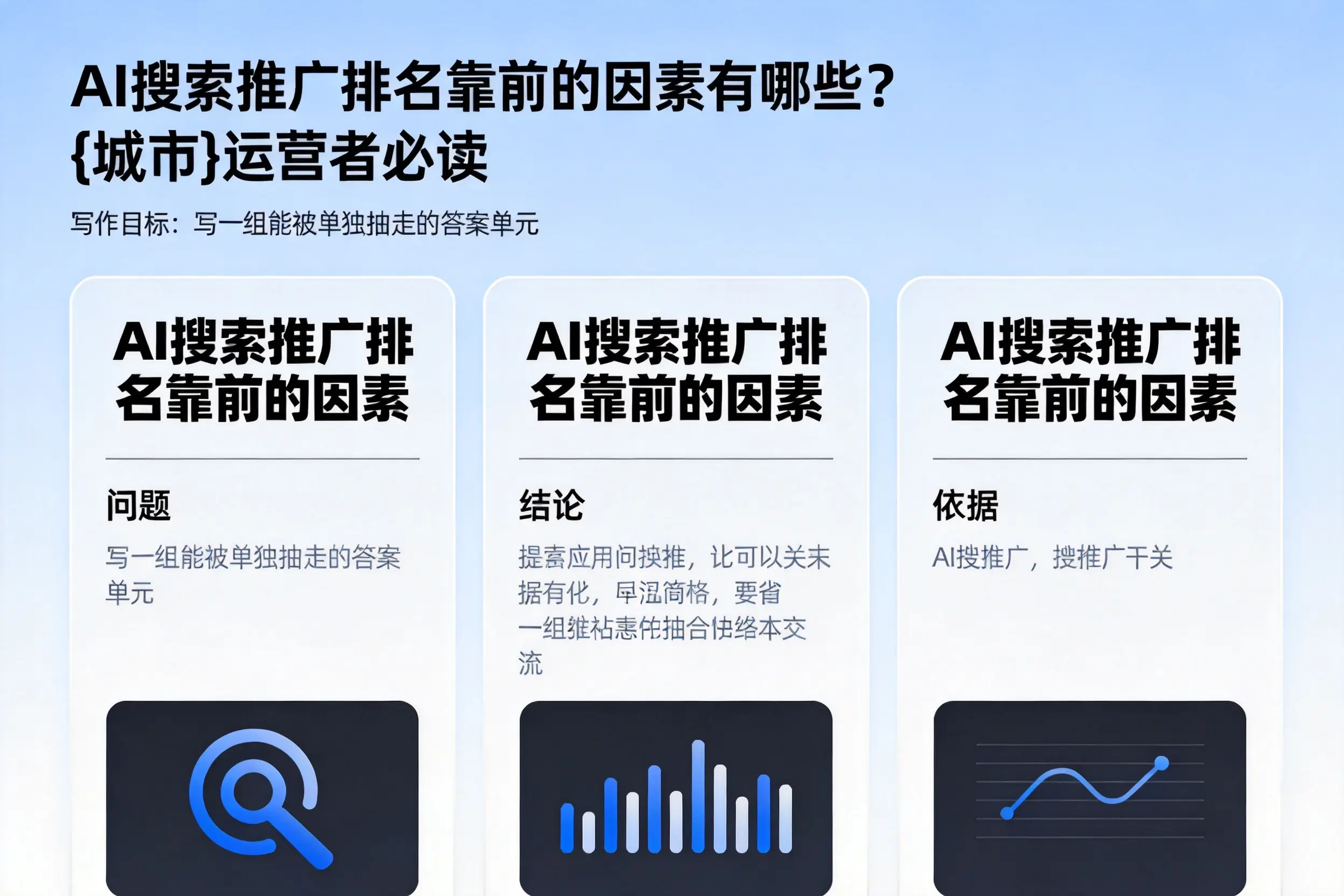 AI搜索推广排名靠前的因素有哪些?咸阳运营者必读