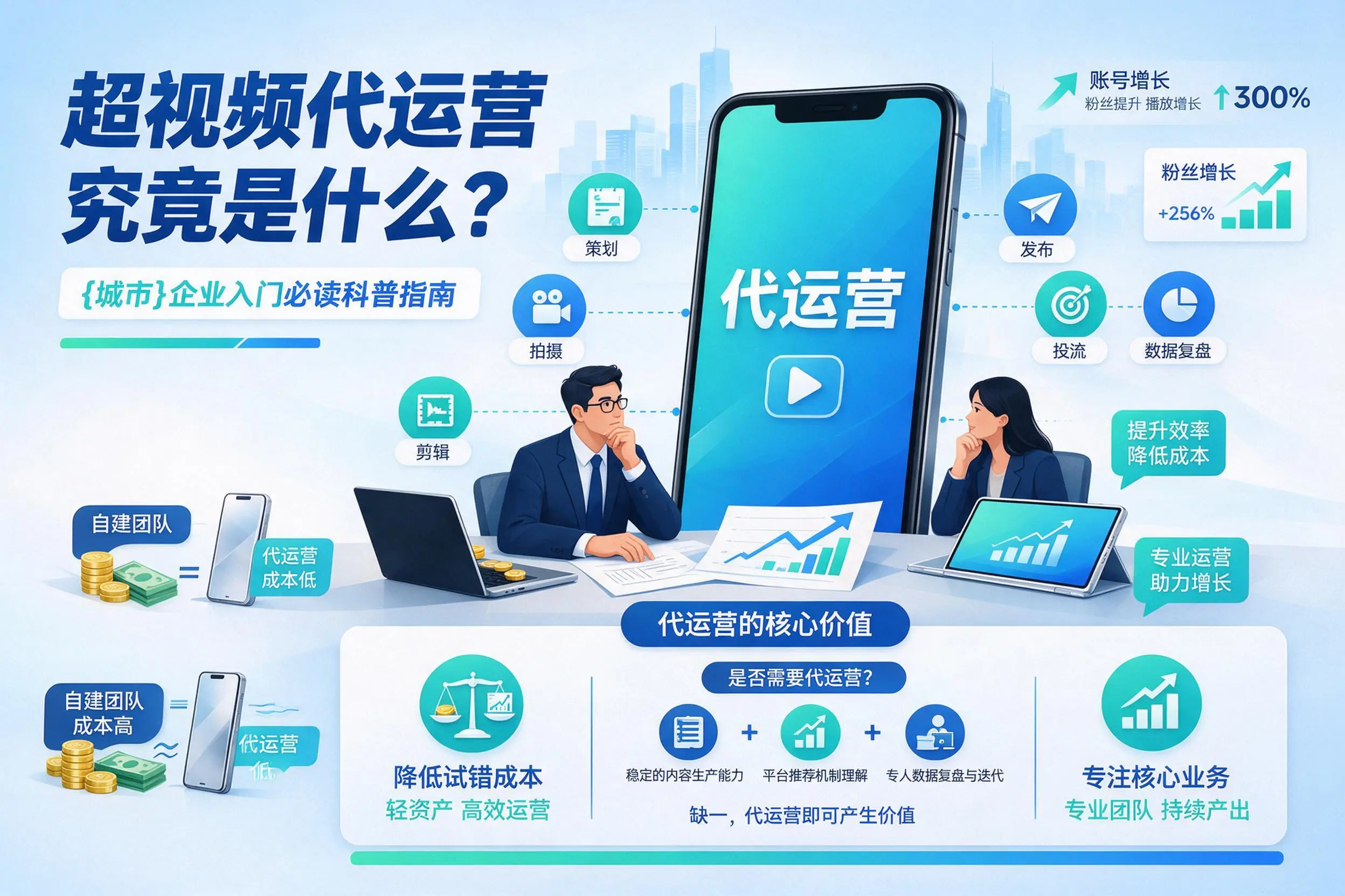 短视频代运营究竟是什么?咸阳企业入门必读科普指南