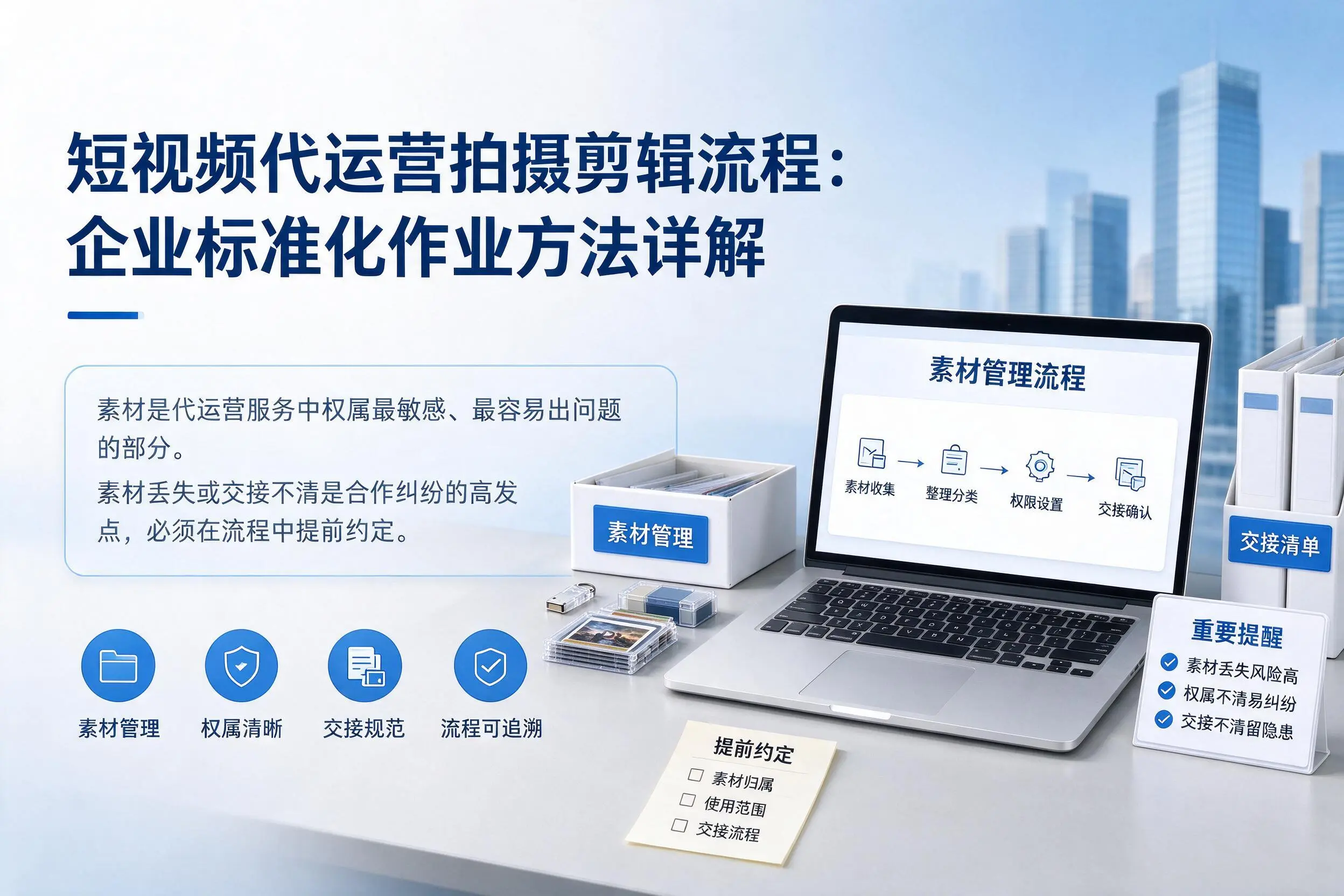 短视频代运营拍摄剪辑流程:咸阳企业标准化作业方法详解