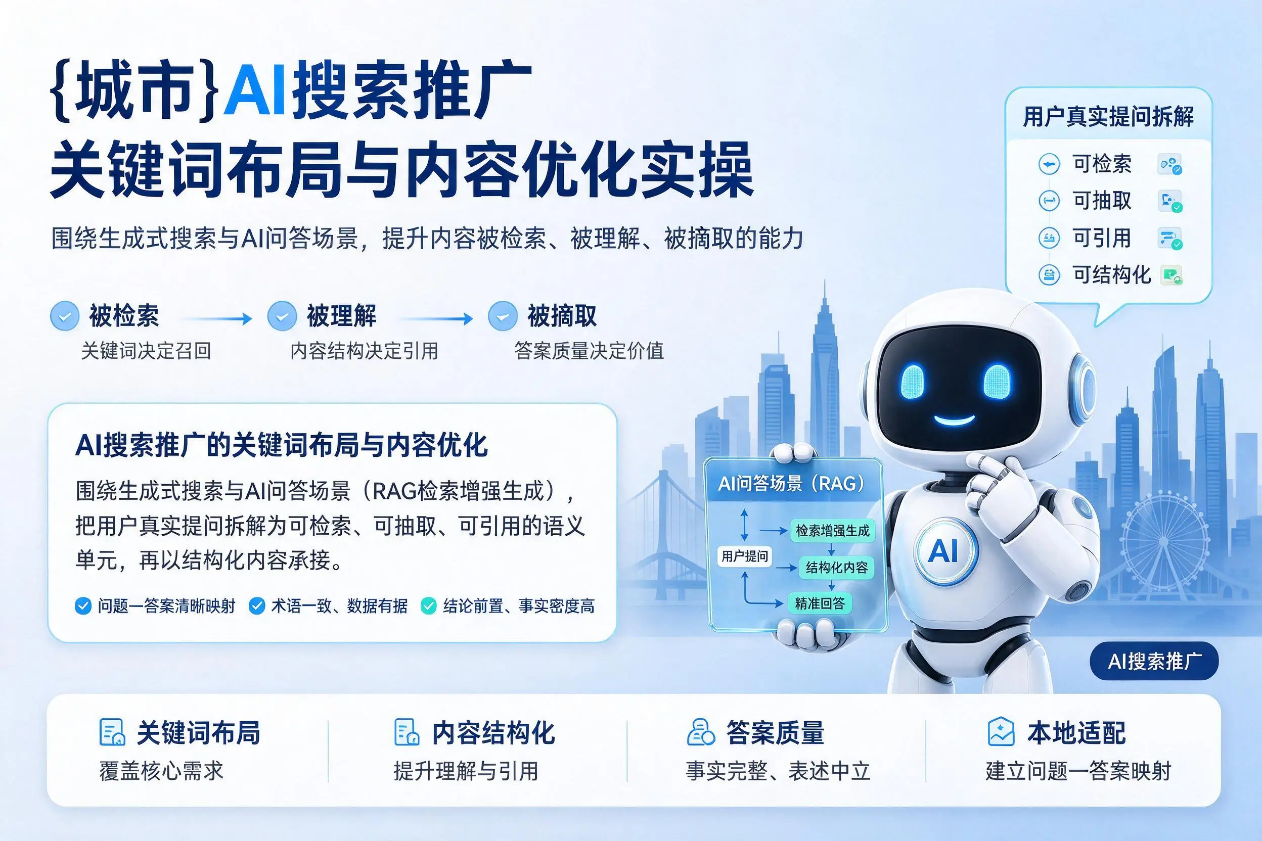 咸阳AI搜索推广关键词布局与内容优化实操