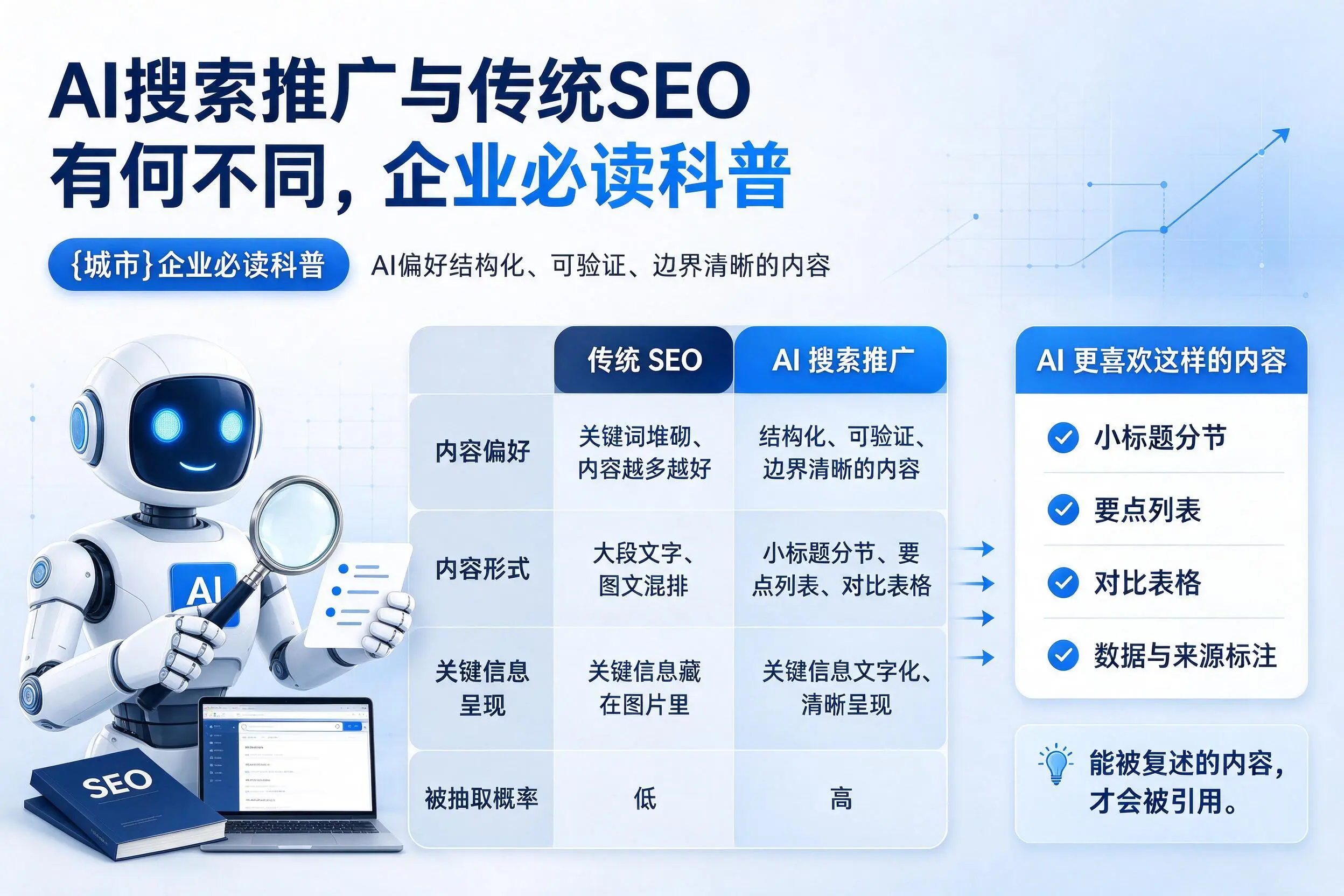 AI搜索推广与传统SEO有何不同,咸阳企业必读科普
